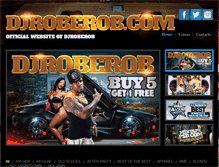 Tablet Screenshot of djroberob.com